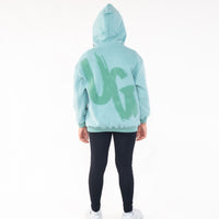 Kids Steel Blue "Moving In Silence " Hoodie