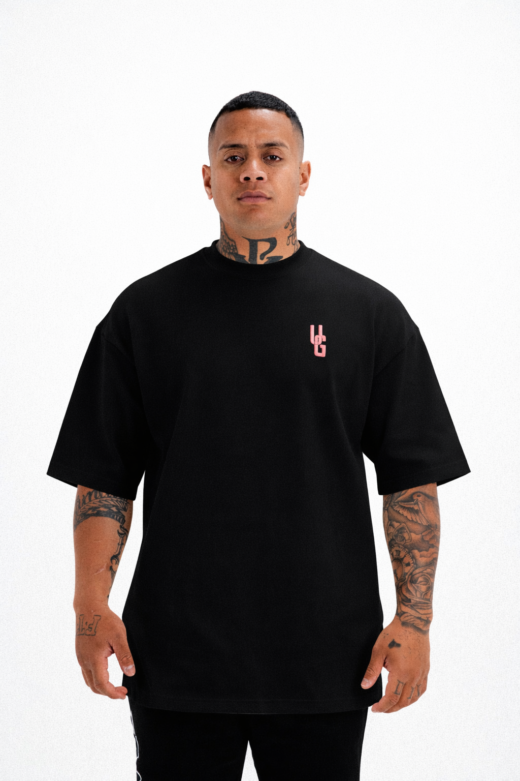 ORIGIN TEE - (BLACK/ROSE)