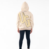 Kids Tan/Black " Moving In Silence " hoodie