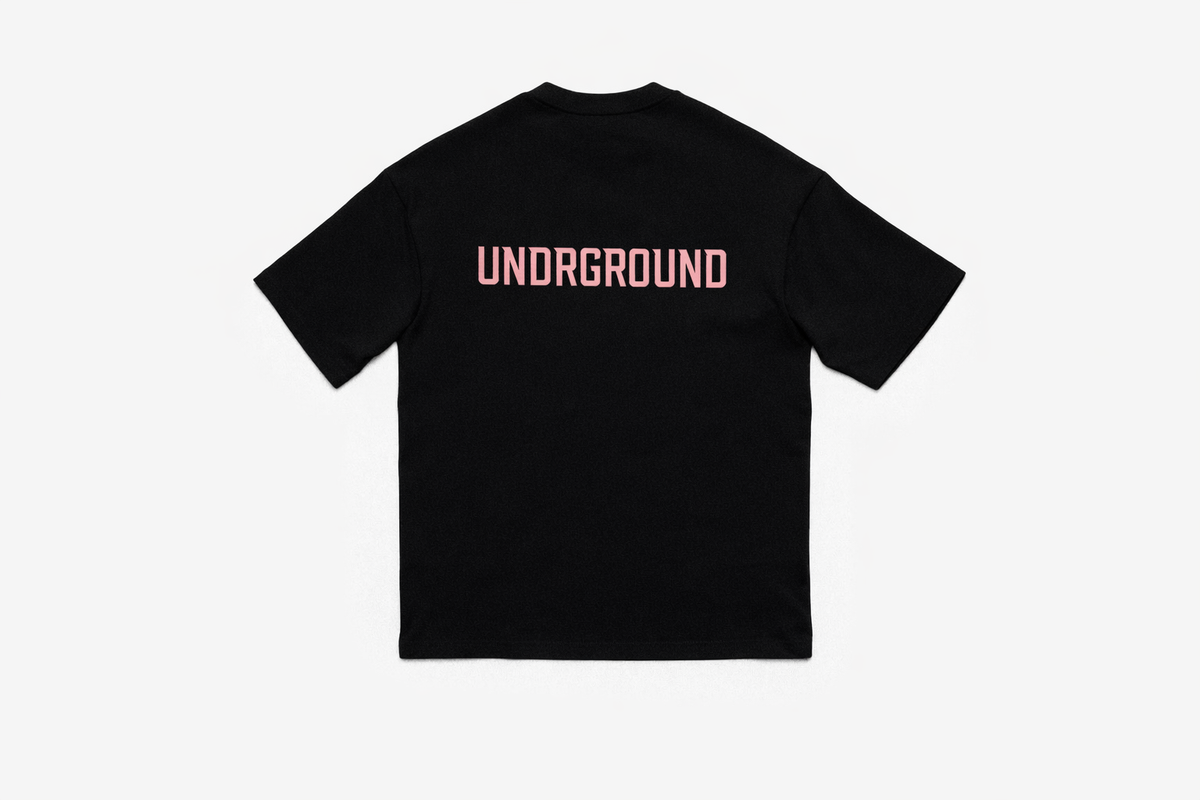 ORIGIN TEE - (BLACK/ROSE)