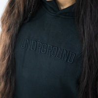 Kids Black " Moving In Silence " Hoodie