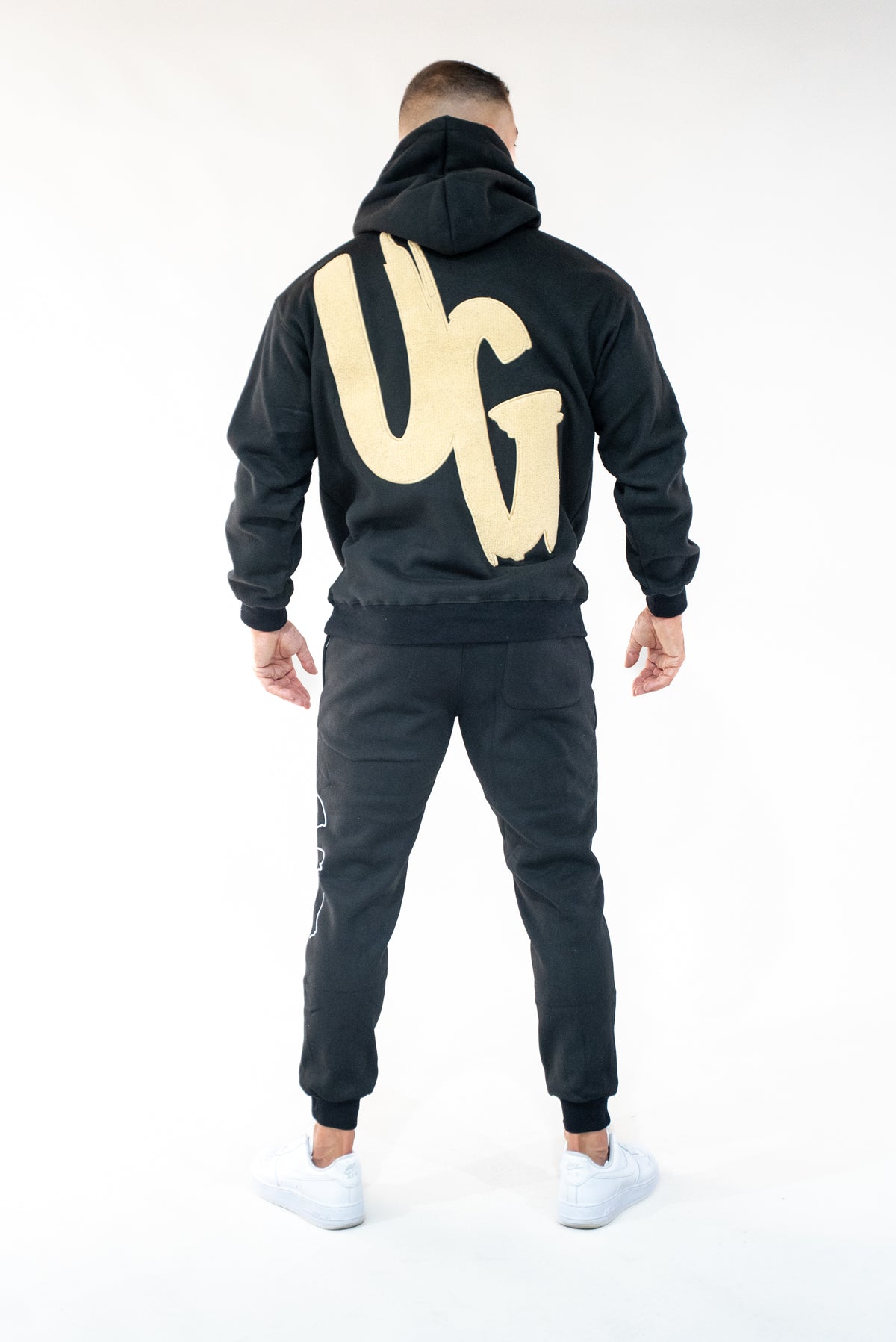 Black/White Trackpants " Moving In Silence " Collection
