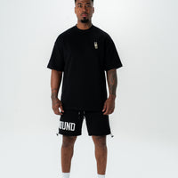 Empire Street Shorts- Black/White