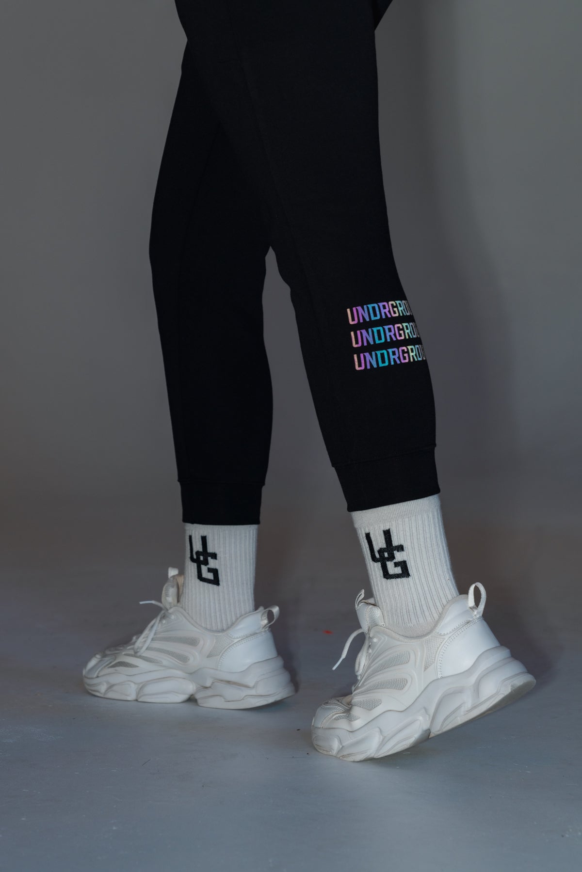 Reflective Tapered Joggers