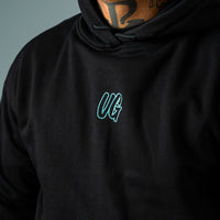 Hype Hoodie Black/Tiffany