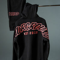 Hype Hoodie Black/Rose