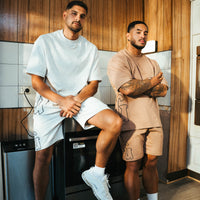 CODE OF SILENCE SHORTS - WHITE MARL