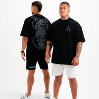 MI VIDA LOCA TEE (BLACK/TIFFANY)