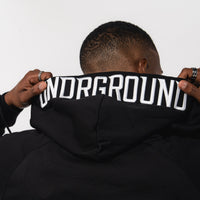 3D Embroidered Zip Up Hoodie