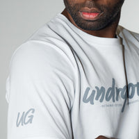 Fitted White Tee “OUT THA MUD”