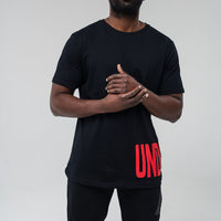 Straight Tee x Black/Red