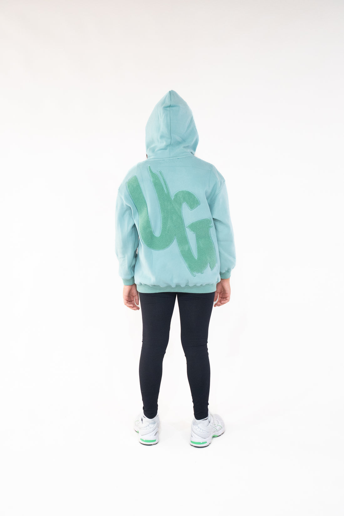 Kids Steel Blue "Moving In Silence " Hoodie