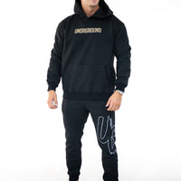 Black & Tan Hoodie ' Moving In Silence" Collection