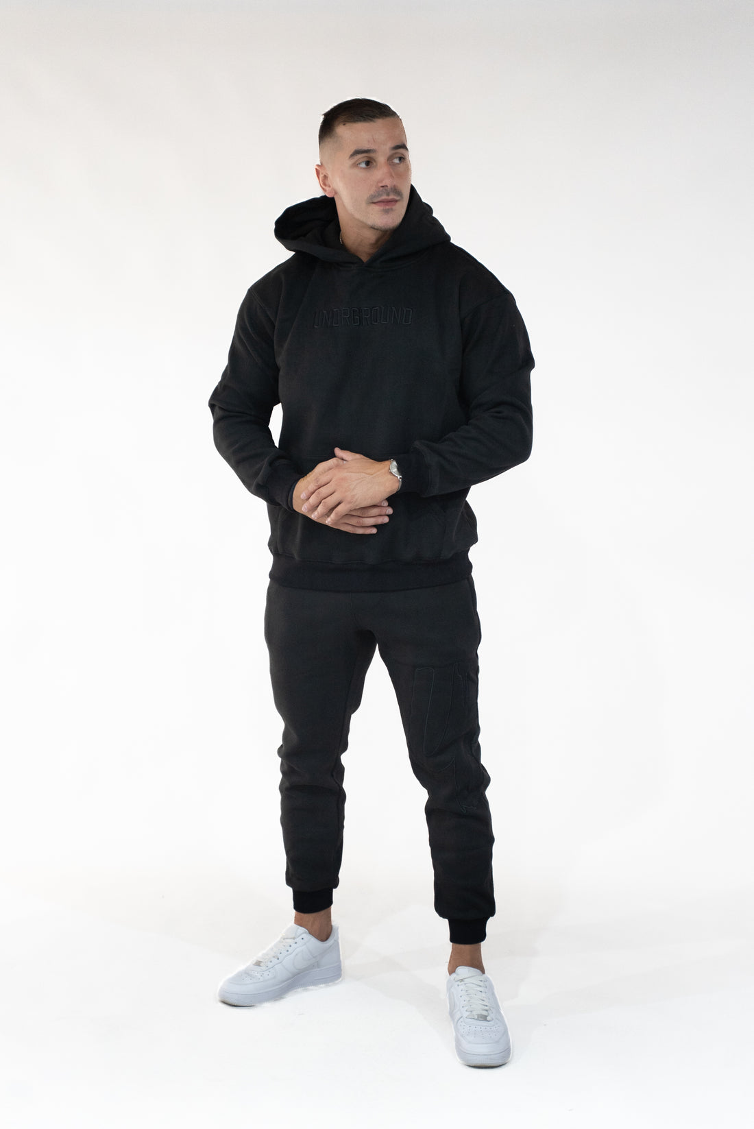 Black Hoodie "Moving In Silence" Collection