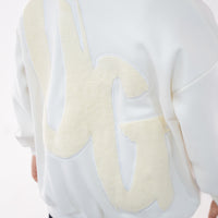 Kids White/Cream " Moving In Silence " Hoodie