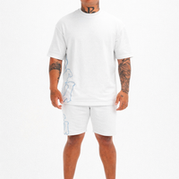 CODE OF SILENCE TEE - WHITE/CLOUD NINE BLUE