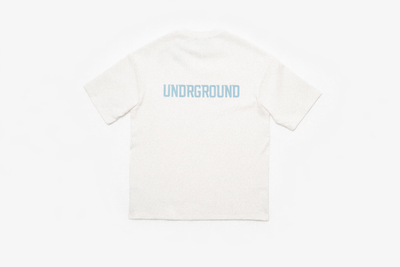 ORIGIN TEE- (WHITE/CLOUD BLUE)