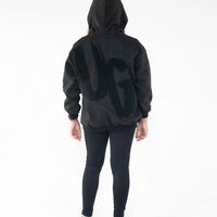 Kids Black " Moving In Silence " Hoodie