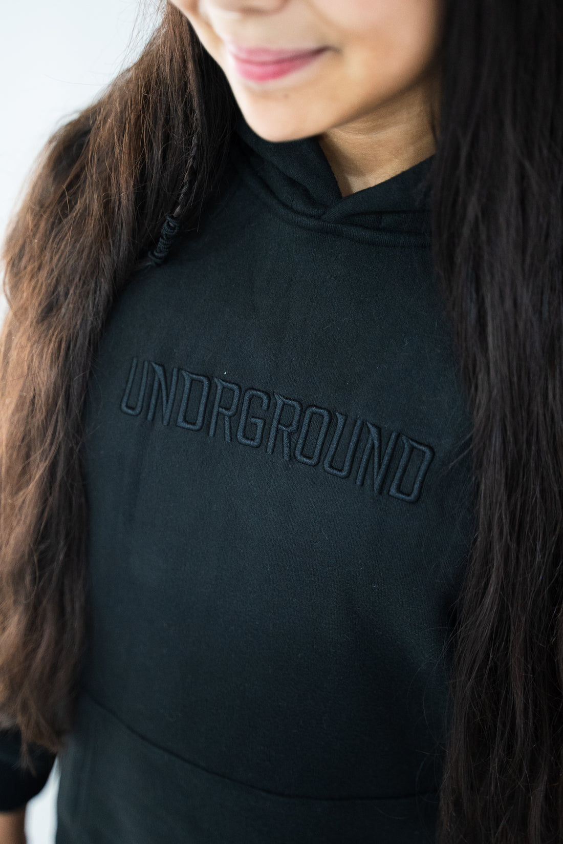 Kids Black " Moving In Silence " Hoodie