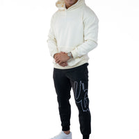 Black/White Trackpants " Moving In Silence " Collection