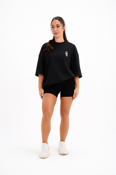 ORIGIN TEE - (BLACK/ROSE)