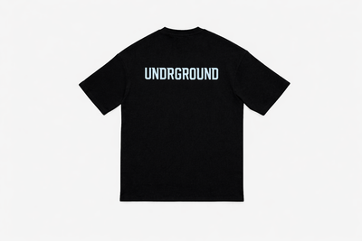 ORIGIN TEE- (BLACK/CLOUD BLUE)