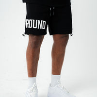 Empire Street Shorts- Black/White