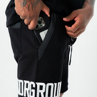 Empire Street Shorts- Black/White