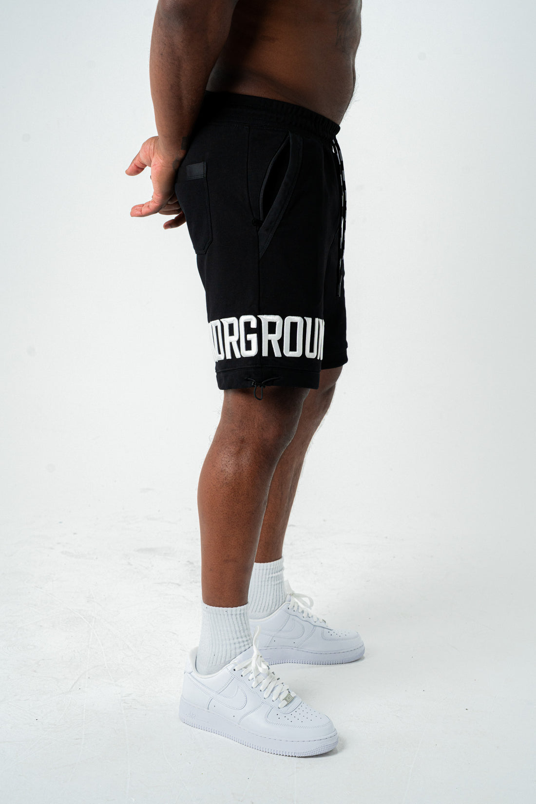 Empire Street Shorts- Black/White
