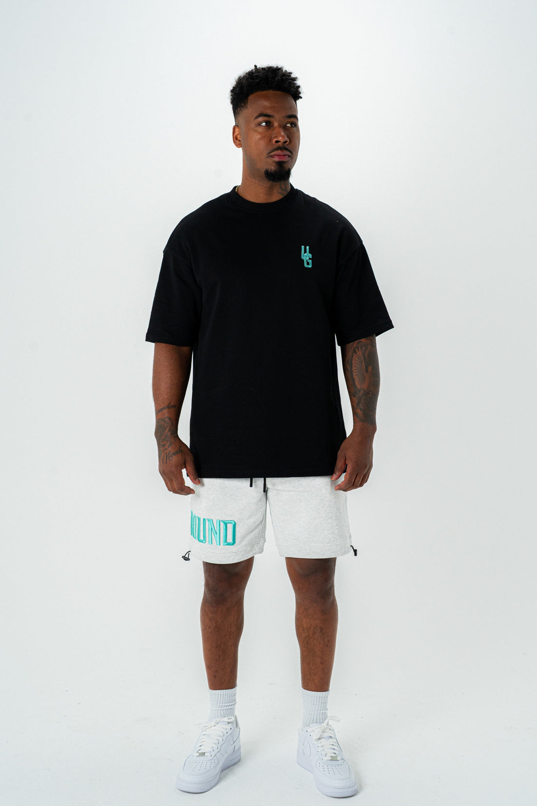 Empire Street Shorts - Grey/Tiffany