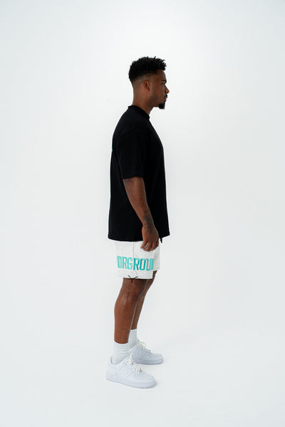 EMPIRE TEE- (BLACK/TIFFANY)