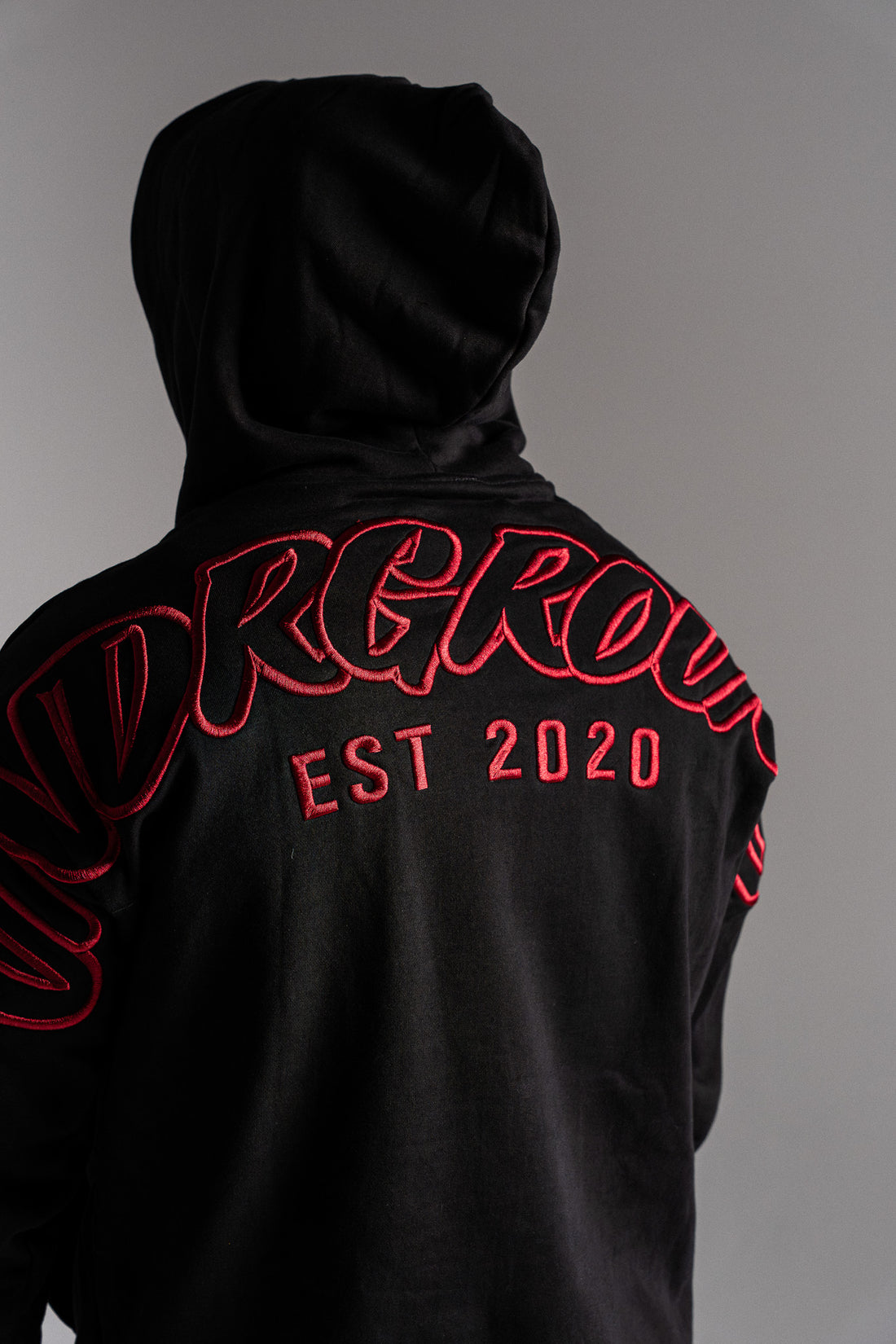 Hype Hoodie Black/Red