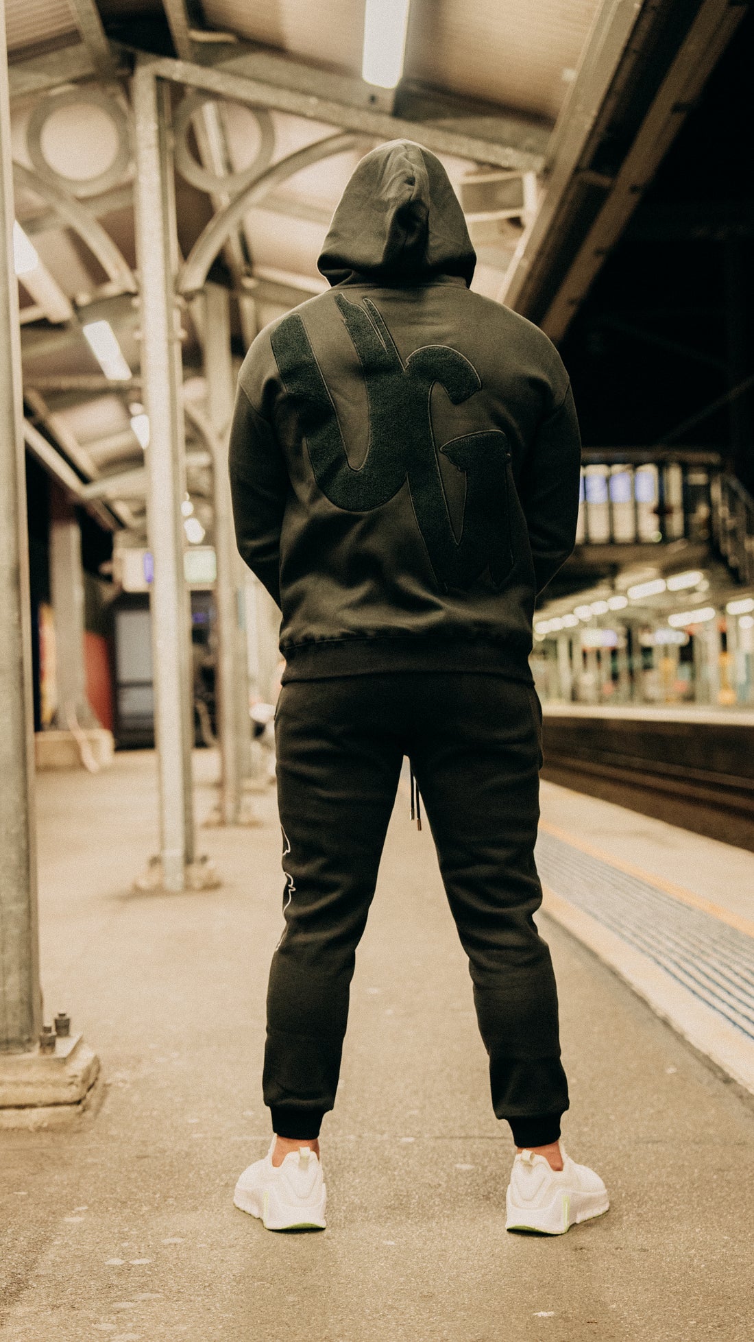 Black Hoodie "Moving In Silence" Collection