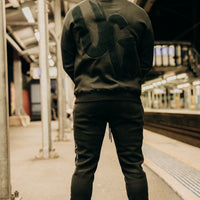 Black Hoodie "Moving In Silence" Collection