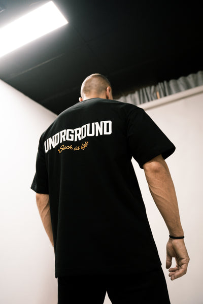 Such Is Life Relaxed Fit Tee x Blk/Orange