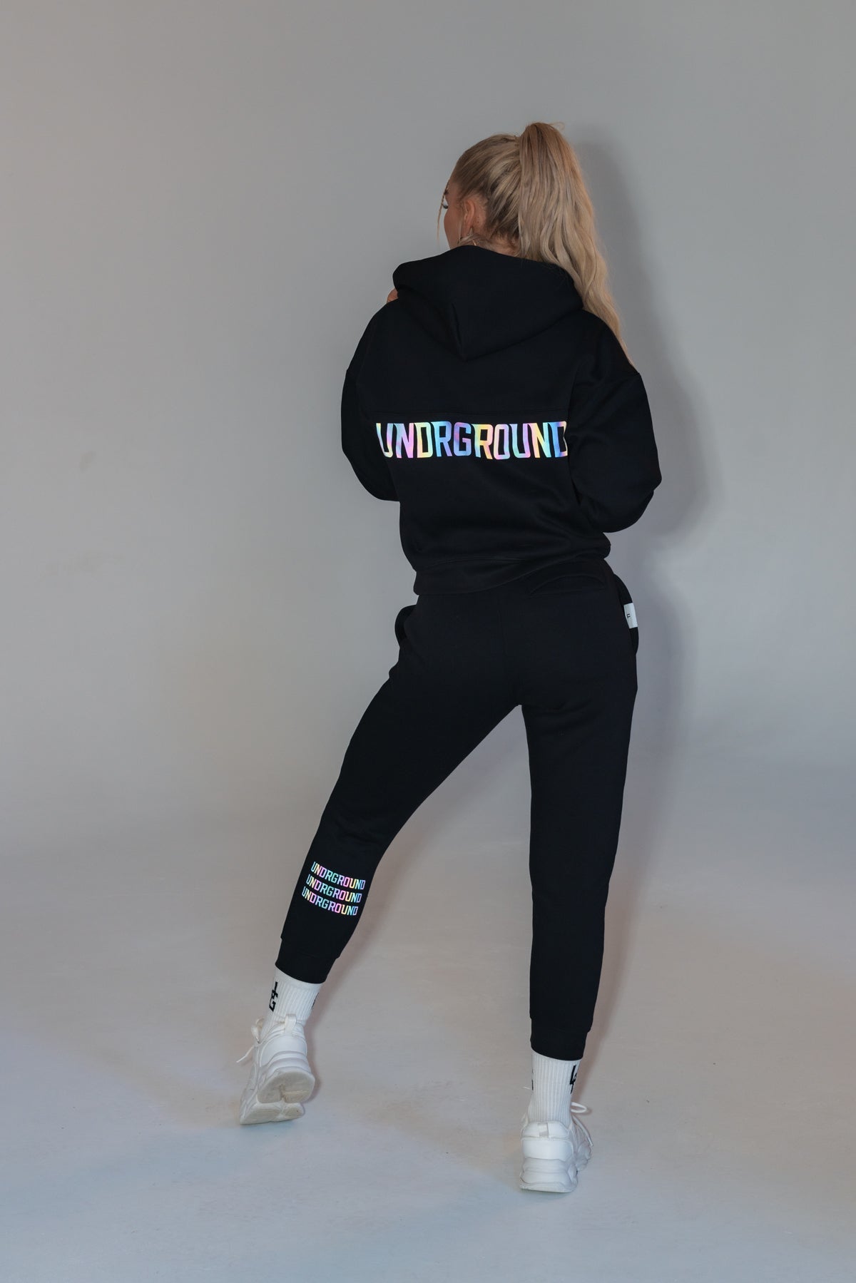 Reflective Tapered Joggers