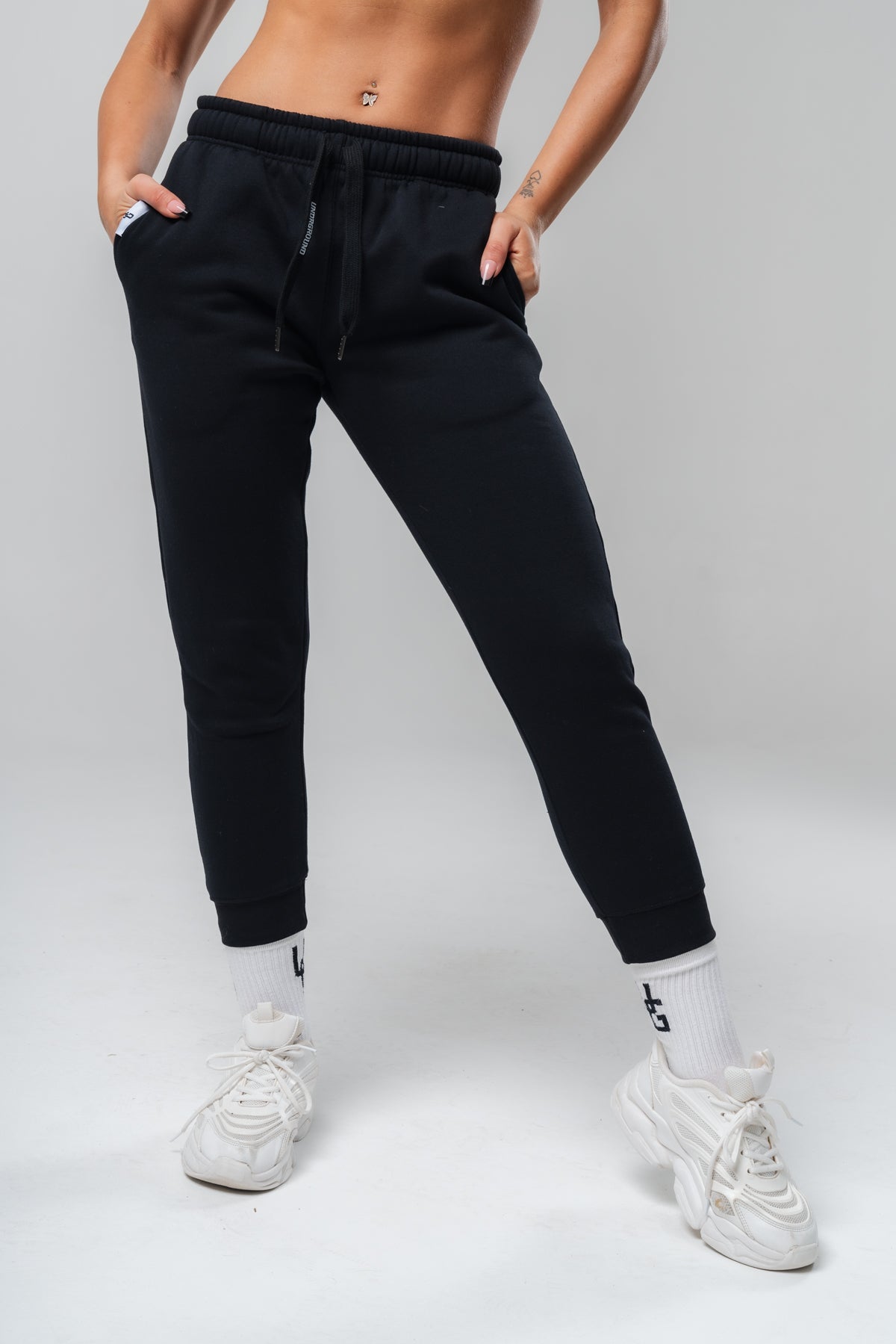 Reflective Tapered Joggers