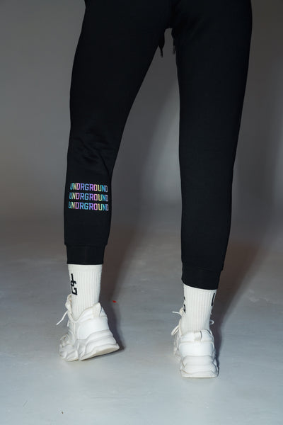 Reflective Tapered Joggers