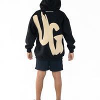 Kids Black/Tan Hoodie "Moving In Silence " Collection