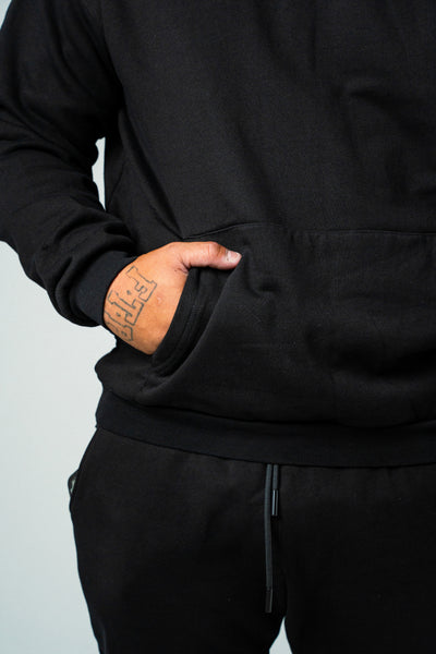 HYPE TRACKPANTS BLACK/SNOW