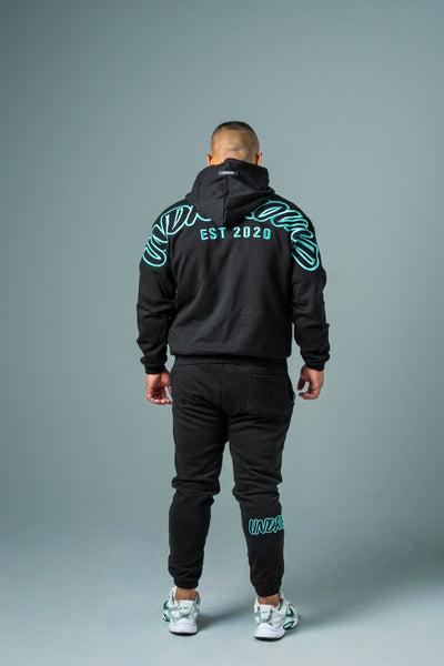 HYPE TRACKPANTS BLACK/TIFFANY