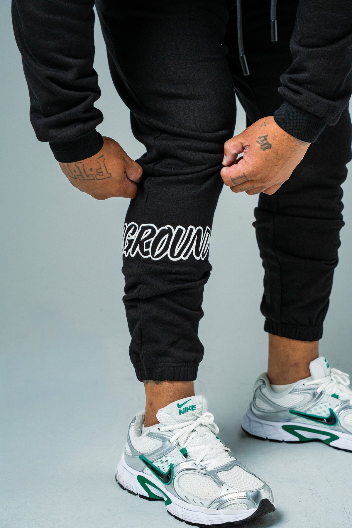 HYPE TRACKPANTS BLACK/SNOW
