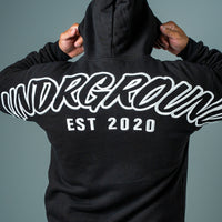 Hype Hoodie Black/Snow
