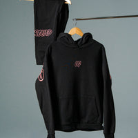 Hype Trackpants Black/Rose