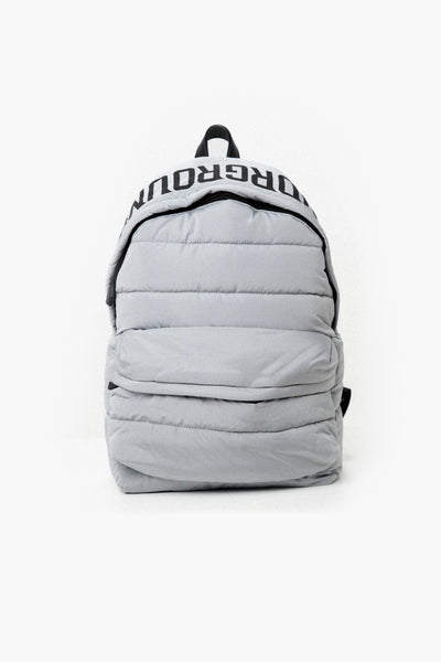 PUFFER BACKPACK (GREY)