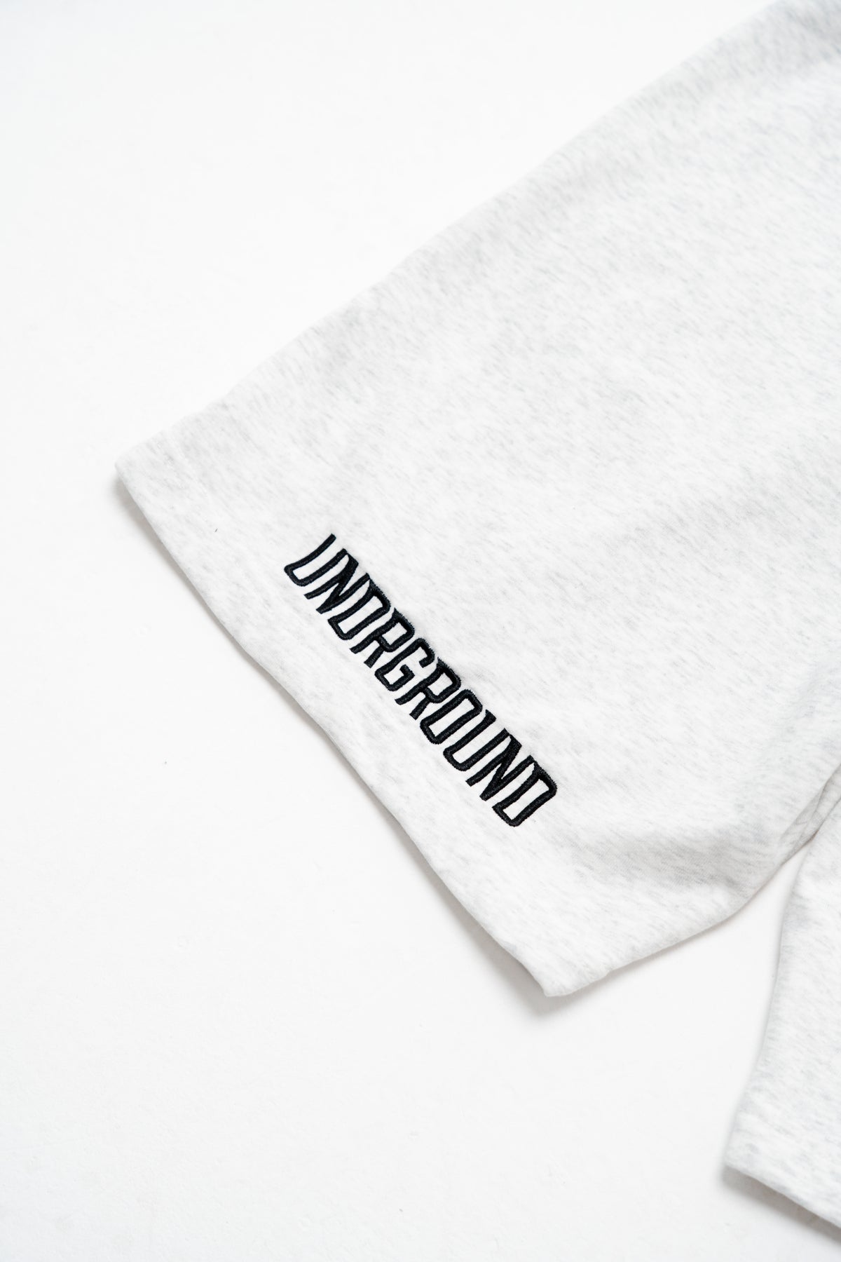 CODE OF SILENCE SHORTS- (WHITE MARL/BLACK)