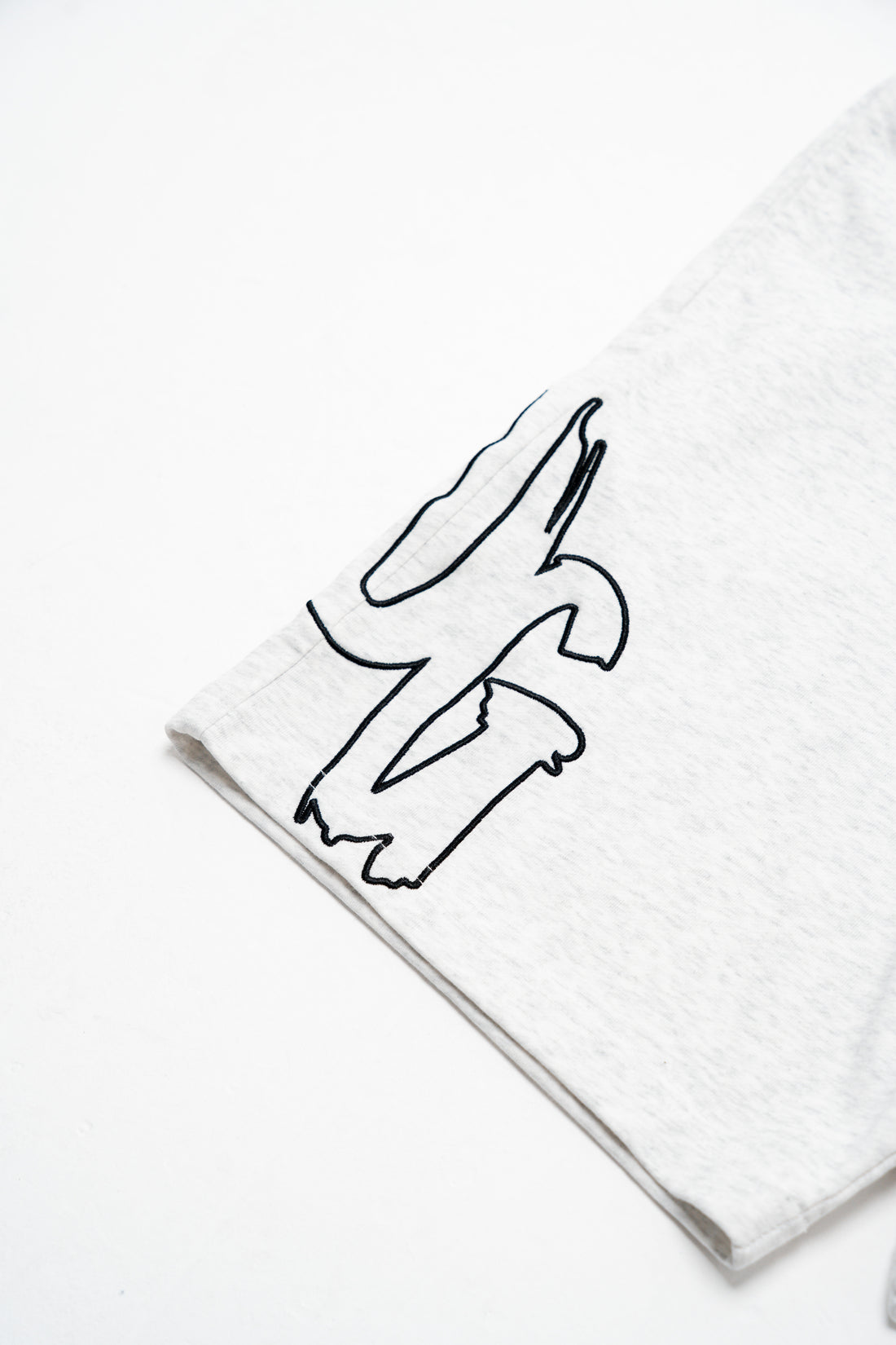 OMERTA SHORTS - WHITE MARL