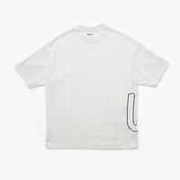 OMERTA TEE - WHITE MARL