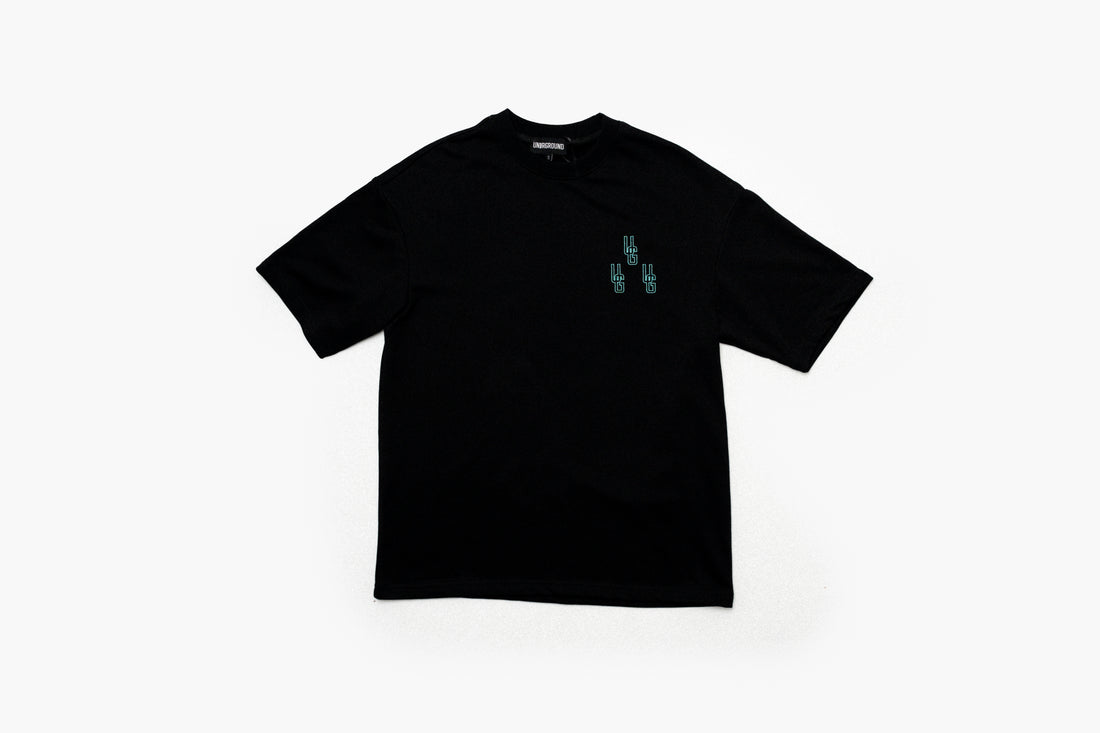 MI VIDA LOCA TEE (BLACK/TIFFANY)