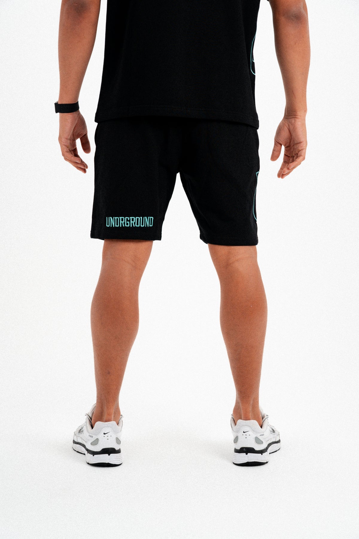 CODE OF SILENCE SHORTS- (BLACK/TIFFANY)